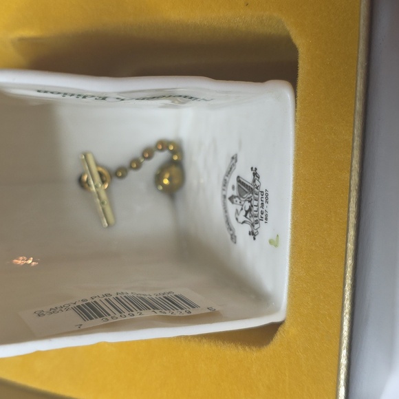 Beleek - 2006 Christmas Ornament, Clancy's Pub Bell in Original Box - Picture 4 of 5
